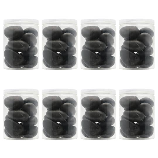 8 Pack: Black River Rocks by Ashland™